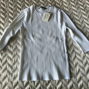 Vince xs fitted tee 3/4 length sleeves new with tags